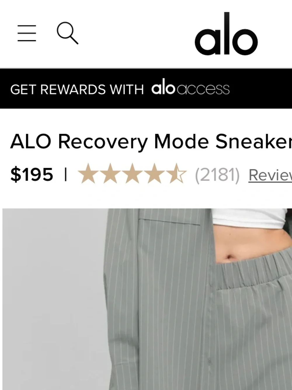 ALO Men’s Recovery Mode Sneaker